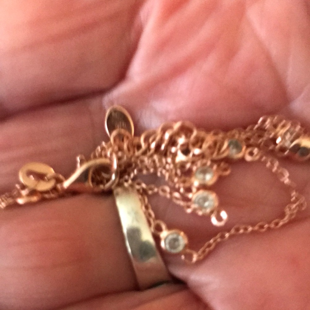 FINAL PRICE 14K Rose Gold over Sterling Minimalist
Genevive Necklace - Picture 3 of 5